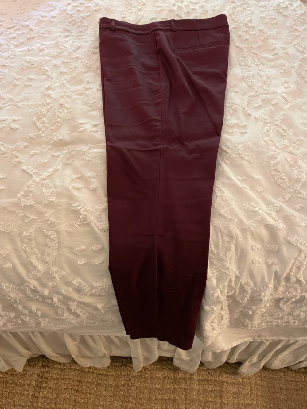 LOFT Maroon/Burgundy Women's Dress Pants